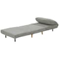 Pikkukuva 1 / 10: Rootz 2 -in -1 Sleep nojatuolin vierasvuode - lepotuoli - taitettava sohva - Säädettävä niskatuki - Avaruussäästö - 82 cm x 89cm x 83cm harmaa