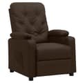 Miniatyrbild 1 av 2: Reclinerfåtölj brun konstläder