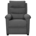 Miniatyrbild 2 av 2: Reclinerfåtölj mörkgrå tyg
