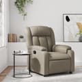 Miniatyrbild 1 av 2: Reclinerfåtölj cappuccino konstläder