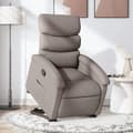 Miniatyrbild 1 av 2: Reclinerfåtölj med uppresningshjälp taupe tyg