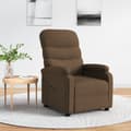 Miniatyrbild 1 av 2: Reclinerfåtölj brun tyg