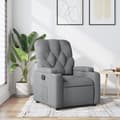 Miniatyrbild 1 av 2: Reclinerfåtölj ljusgrå tyg