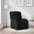 Miniatyrbild 1 av 2: Reclinerfåtölj svart tyg