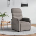 Miniatyrbild 1 av 2: Reclinerfåtölj taupe tyg