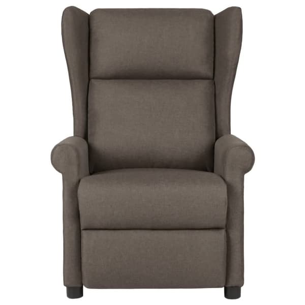 Reclinerfåtölj brun tyg