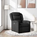 Miniatyrbild 1 av 2: Reclinerfåtölj svart tyg
