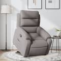 Miniatyrbild 1 av 2: Reclinerfåtölj med uppresningshjälp taupe tyg