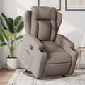 Miniatyrbild 1 av 2: Reclinerfåtölj med uppresningshjälp taupe tyg