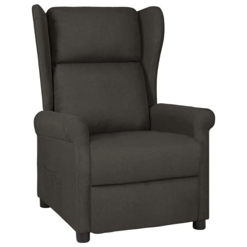 Reclinerfåtölj taupe tyg