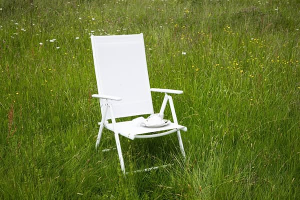 FURNLUX ULKONA LEPOTUOLI BREAK VALKOINEN 55CM