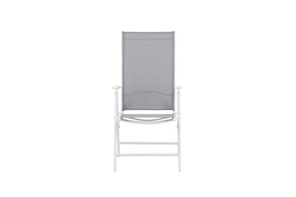 FURNLUX UTOMHUS RECLINER STOL BREAK GRÅ & VIT 55CM