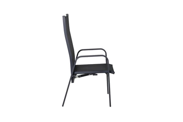 FURNLUX UTOMHUS RECLINER STOL COPACABANA SVART 57CM