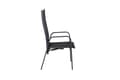 Miniatyrbild 3 av 4: FURNLUX UTOMHUS RECLINER STOL COPACABANA SVART 57CM
