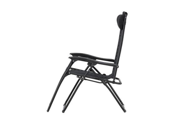 FURNLUX UTOMHUS RECLINER STOL VULCANO SVART 64CM