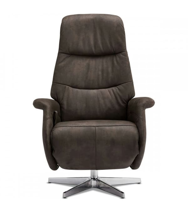 Rootz Fåtölj - Vridbar vilstol - Justerbar loungestol - 360° vridbar, lutande, justerbar nackstöd - 90cm x 79cm x 114cm