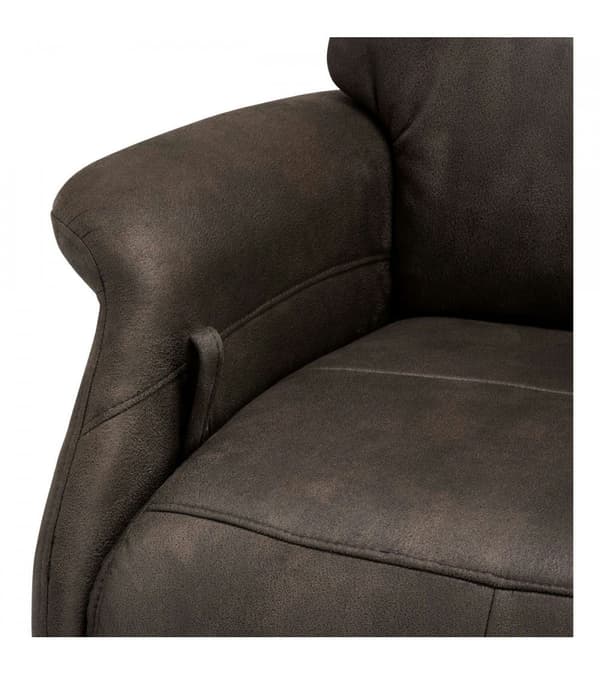 Rootz Fåtölj - Vridbar vilstol - Justerbar loungestol - 360° vridbar, lutande, justerbar nackstöd - 90cm x 79cm x 114cm
