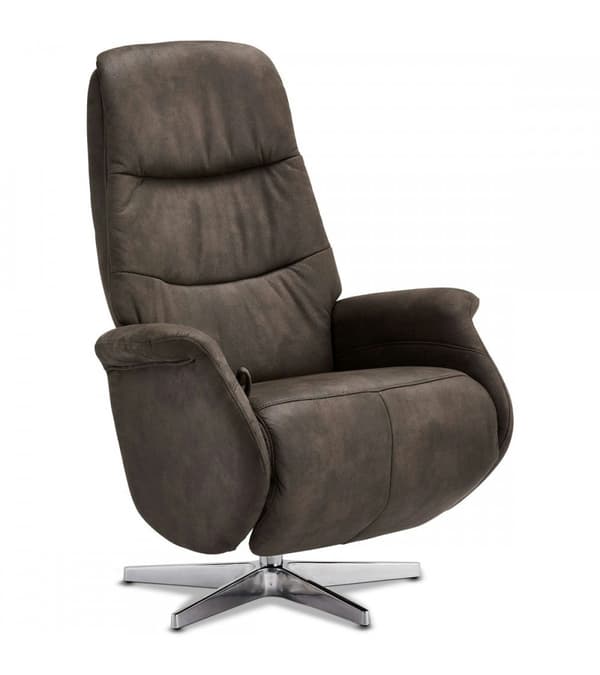 Rootz Fåtölj - Vridbar vilstol - Justerbar loungestol - 360° vridbar, lutande, justerbar nackstöd - 90cm x 79cm x 114cm