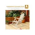 Miniatyrbild 4 av 6: Outsunny gungstol Trädgårdsstol Relax i naturligt granträ