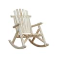 Miniatyrbild 1 av 6: Outsunny gungstol Trädgårdsstol Relax i naturligt granträ