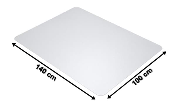 PVC-matto 140x100cm - läpinäkyvä