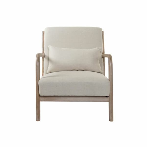 Nojatuoli DKD Home Decor 66 x 79 x 75 cm Sixties Beige Puu Muovinen