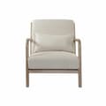 Pikkukuva 5 / 5: Nojatuoli DKD Home Decor 66 x 79 x 75 cm Sixties Beige Puu Muovinen