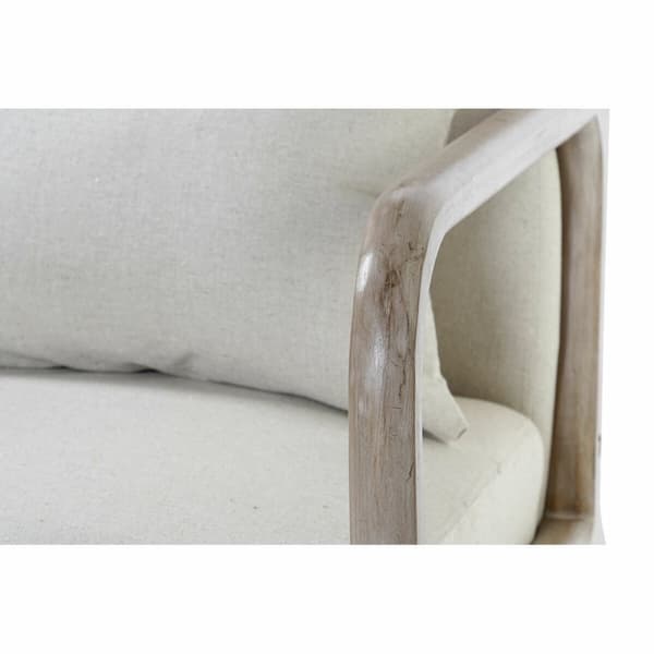 Nojatuoli DKD Home Decor 66 x 79 x 75 cm Sixties Beige Puu Muovinen