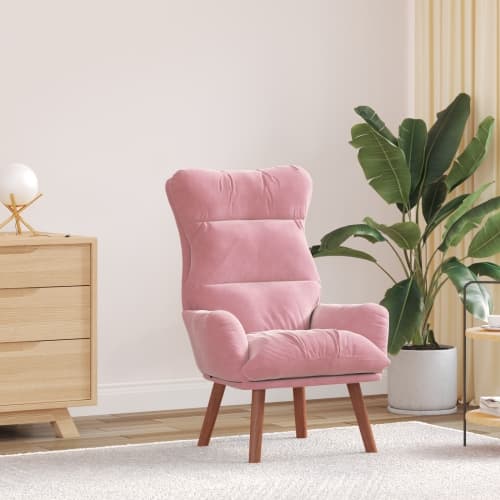 Avkopplande Stol Rosa Sammet