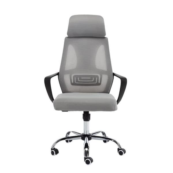 Snurrfåtölj - NIGEL - Grå - 1 plats - Modern design - Komfortabla armstöd