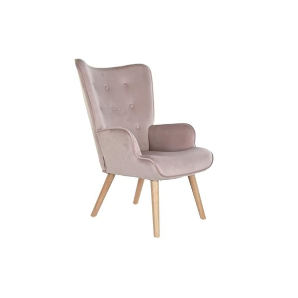 Lenestol DKD Home Decor Rosa Polyester Tre 67 x 69 x 96 cm 75 x 69 x 96 cm