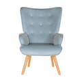 Pikkukuva 1 / 7: Nojatuoli DKD Home Decor Sininen Taivaansininen Luonnollinen Puu Muovinen 67 x 75 x 96 cm
