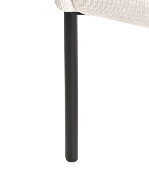 Lenestol Lys Beige Polyester Polstring Metallramme Moderne Badekarstol