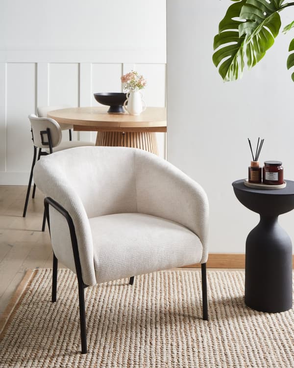 Lenestol Lys Beige Polyester Polstring Metallramme Moderne Badekarstol