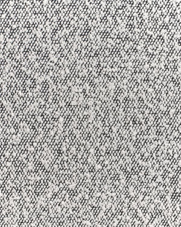 Lenestol Svart og Hvit Polyester Trekk Metallramme Århundrets Moderne