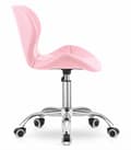 Miniatyrbillede 4 af 6: AVOLA drejestol i øko-læder - pink