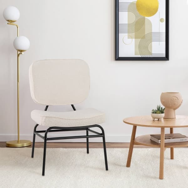 Accentfåtölj, 55x56x87 cm, Grå/Beige