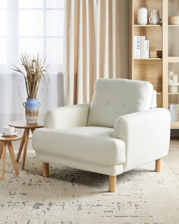 TUVE Fåtölj Off-white Lumarko!