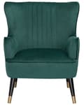 Pikkukuva 4 / 8: Nojatuoli VARBERG Velour Emerald Lumarko!
