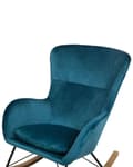 Miniatyrbillede 5 af 9: Gyngestol ELLAN Sea Velvet Lumarko!
