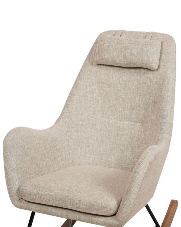 ARRIE keinutuoli vaaleanbeige Lumarko!