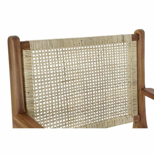 Lænestol DKD Home Decor MB-182316 Natur Lys brun Teak 69 x 78 x 68 cm