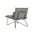 Pikkukuva 3 / 6: Nojatuoli DKD Home Decor 66 x 78 x 75 cm Musta Harmaa Metalli