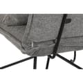 Pikkukuva 2 / 6: Nojatuoli DKD Home Decor 66 x 78 x 75 cm Musta Harmaa Metalli