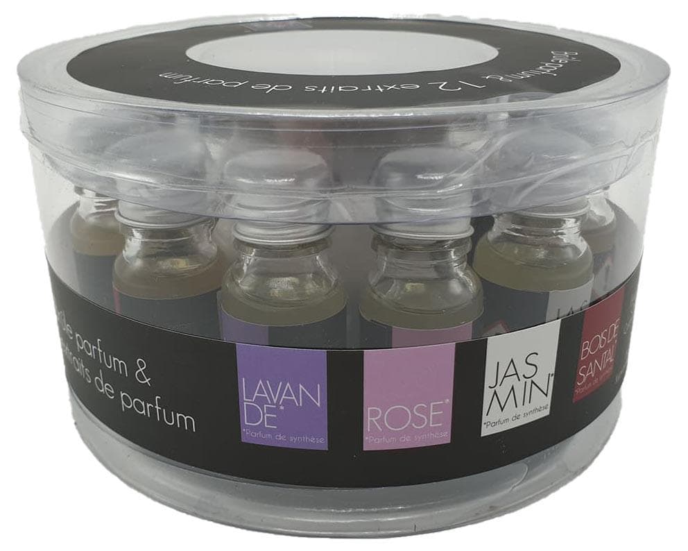Aromalampa med 12 doftoljor