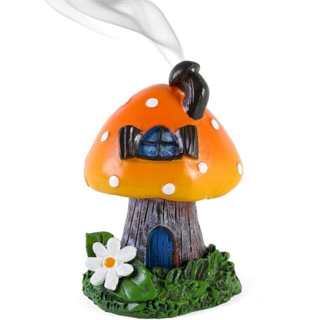 Rökelsebrännare Orange Svamp