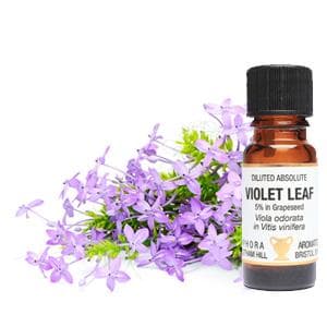 Violet Leaf Utspädd 5% Eterisk olja i Druvkärneolja