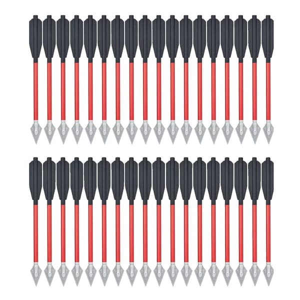 Krydskobler, 6,3 tommer længde, holdbar aluminiumsaksel,rød 36pcs