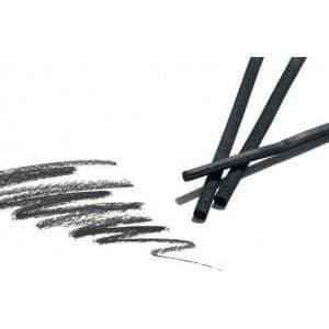 Soft Charcoals - Pébéo - 13/15 mm - Box med 3 - Svart - Naturligt och professionellt