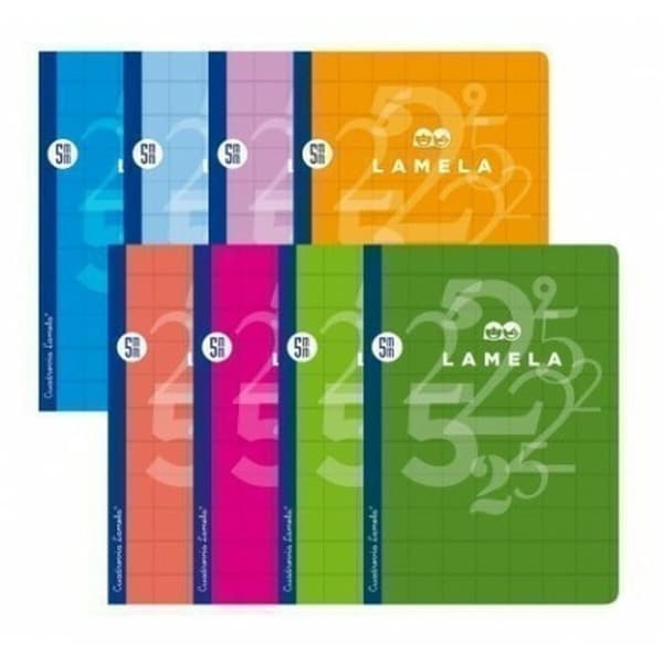Anteckningsbok Lamela Multicolour Quarto (10 antal)